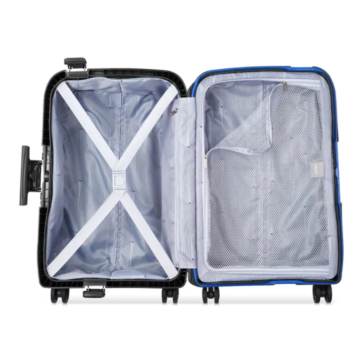 Transavia Trolleys|Klm Trolleys>Delsey Moncey 4 Wheel Cabin Trolley 55/35 Black