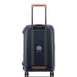 Transavia Trolleys|Klm Trolleys>Delsey Moncey 4 Wheel Cabin Trolley 55/35 navy blue
