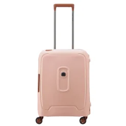Transavia Trolleys|Ryanair Trolleys>Delsey Moncey 4 Wheel Slim Cabin Trolley 55/40 pink