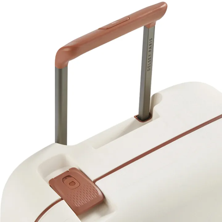Transavia Trolleys|Ryanair Trolleys>Delsey Moncey 4 Wheel Slim Cabin Trolley 55/40 angora white