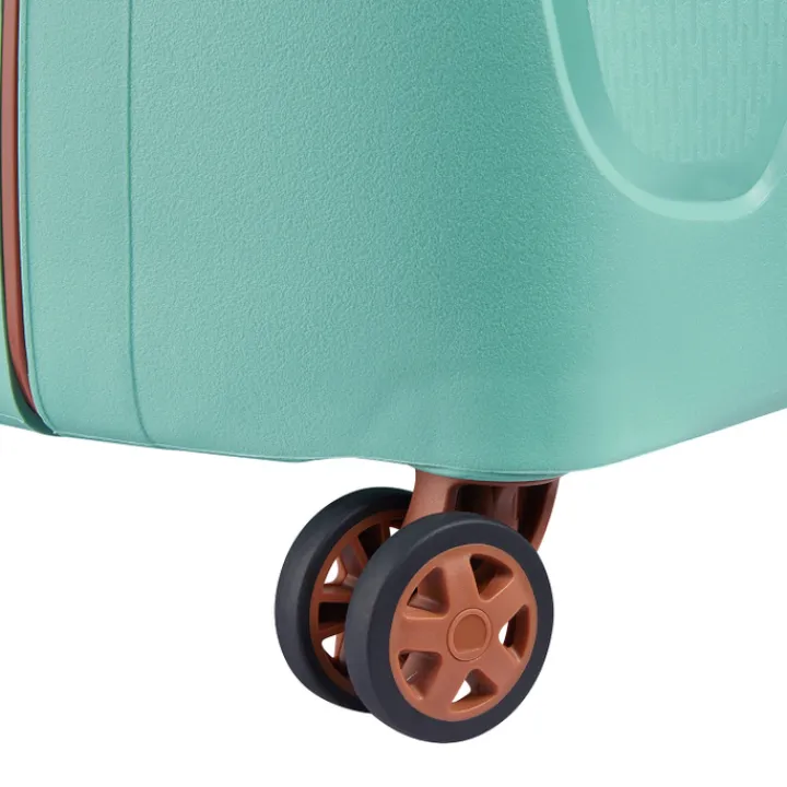 Reistrolleys|Reiskoffers>Delsey Moncey 4 Wheel Trolley 69 almond