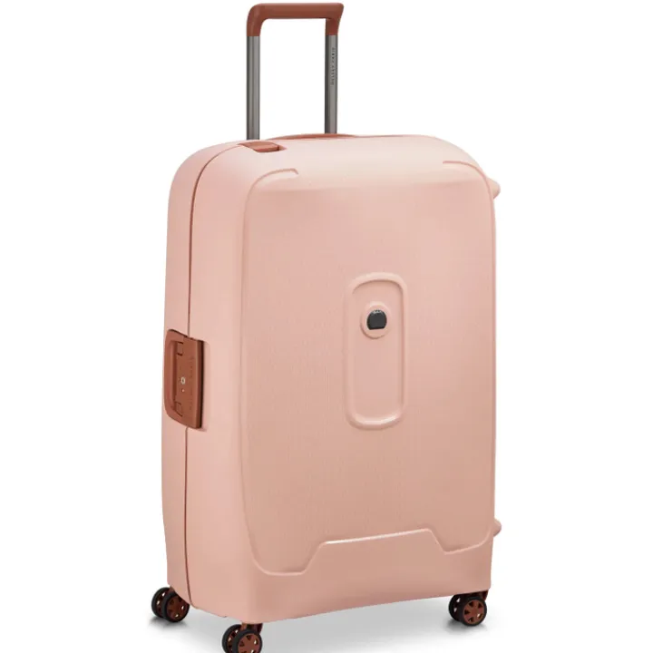 Reistrolleys|Reiskoffers>Delsey Moncey 4 Wheel Trolley 76 cm pink