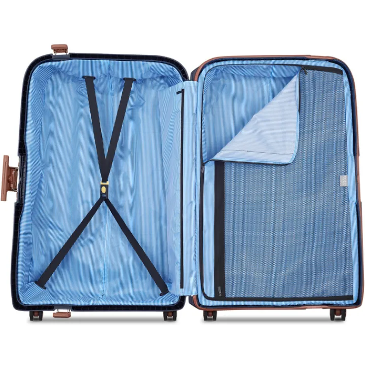 Reistrolleys|Reiskoffers>Delsey Moncey 4 Wheel Trolley 82 cm pink