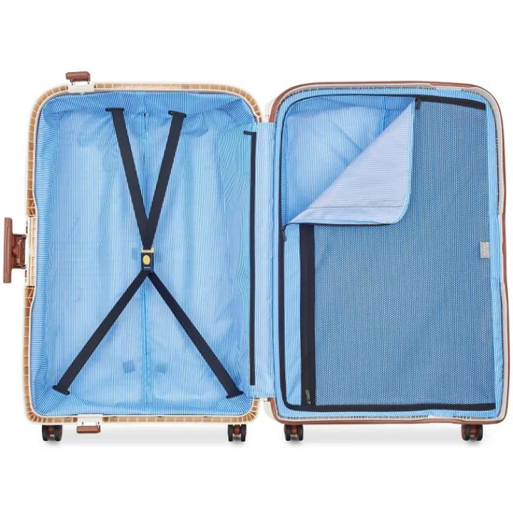 Reistrolleys|Reiskoffers>Delsey Moncey 4 Wheel Trolley 76 cm angora white