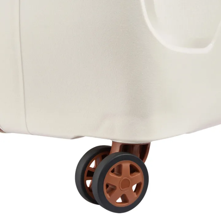 Reistrolleys|Reiskoffers>Delsey Moncey 4 Wheel Trolley 76 cm angora white