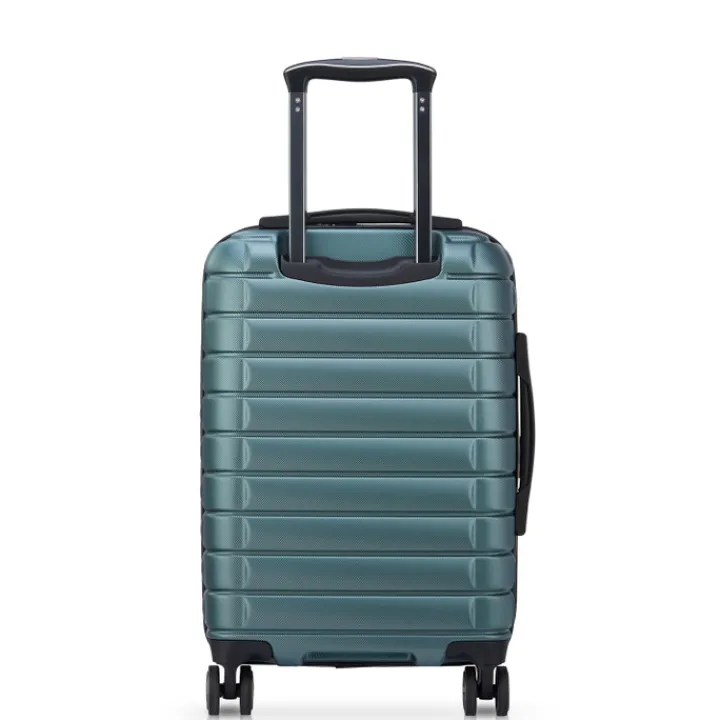 Handbagage Trolleys|Reistrolleys>Delsey Shadow 5.0 Cabin Trolley Front Pocket 55 Expandable green
