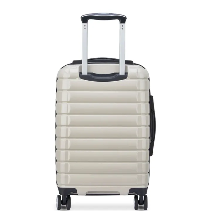 Handbagage Trolleys|Reistrolleys>Delsey Shadow 5.0 Cabin Trolley Front Pocket 55 Expandable ivory