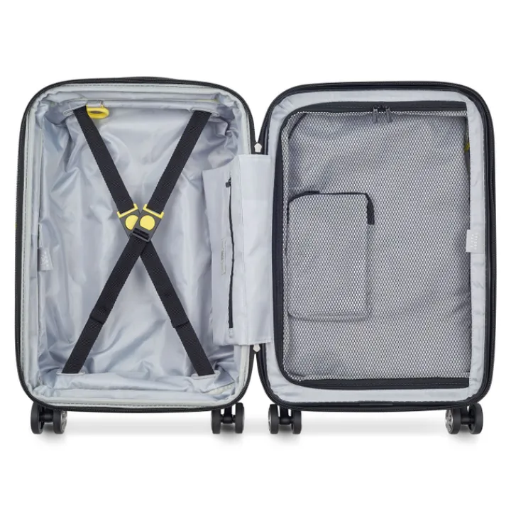Handbagage Trolleys|Reistrolleys>Delsey Shadow 5.0 Cabin Trolley Front Pocket 55 Expandable ivory