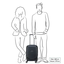Handbagage Trolleys|Reistrolleys>Delsey Shadow 5.0 Cabin Trolley 55/35 Expandable ivory