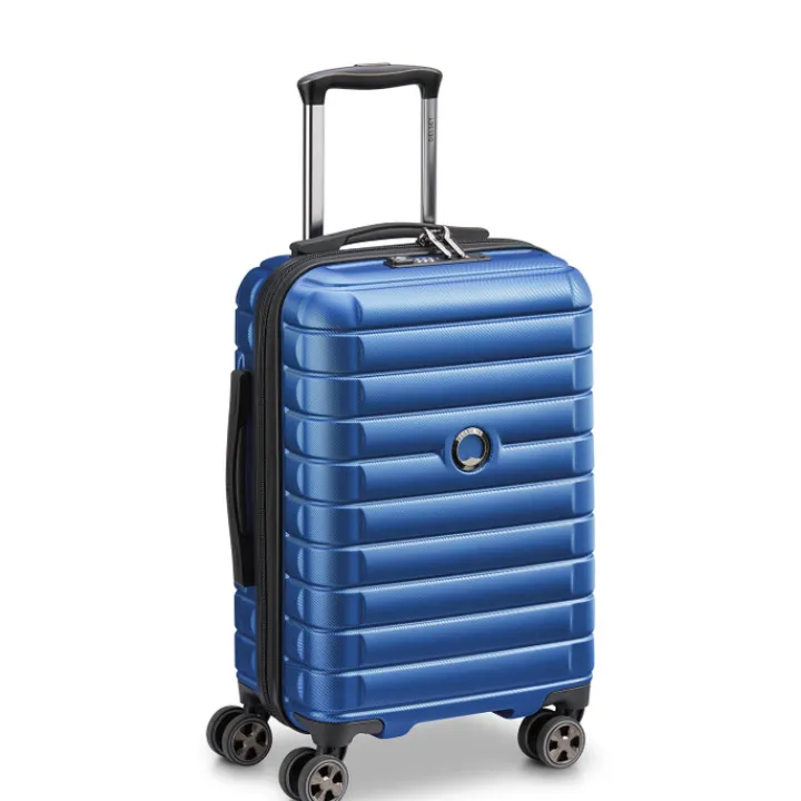 Handbagage Trolleys|Reistrolleys>Delsey Shadow 5.0 Cabin Trolley 55/35 Expandable blue