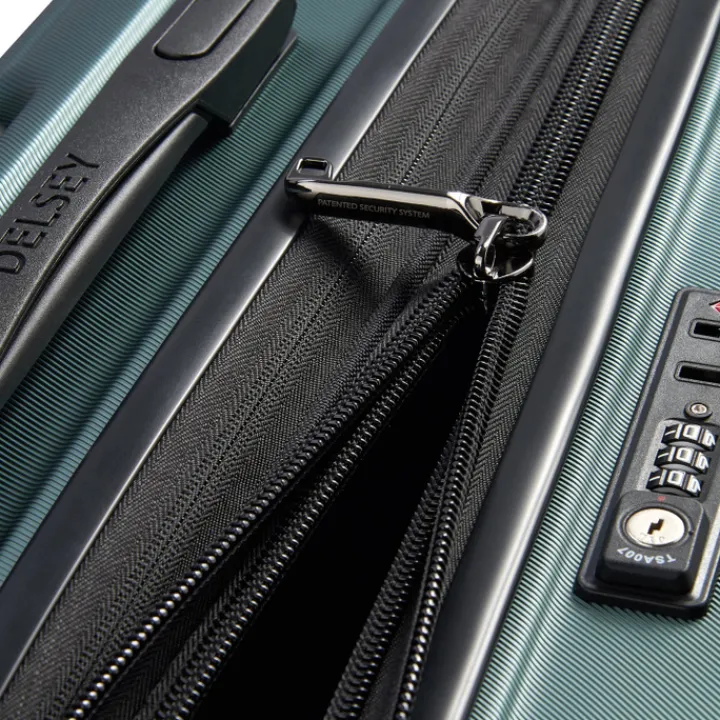 Reistrolleys|Reiskoffers>Delsey Shadow 5.0 Trolley 66 Expandable green