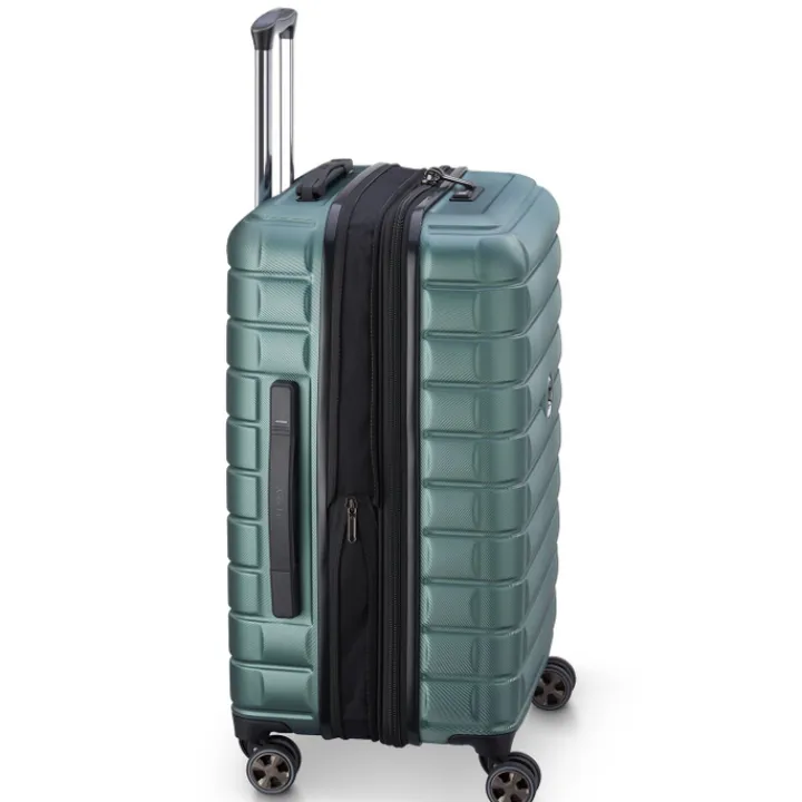 Reistrolleys|Reiskoffers>Delsey Shadow 5.0 Trolley 66 Expandable green