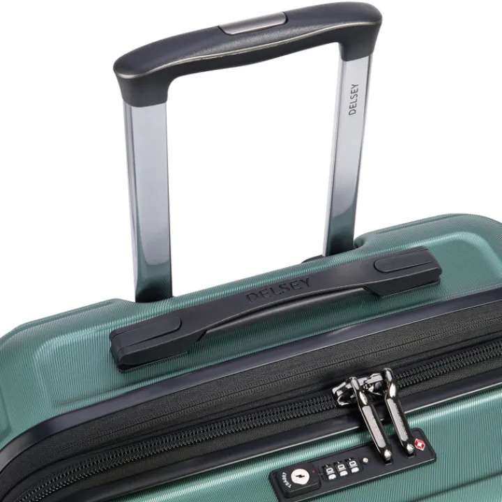 Reistrolleys|Reiskoffers>Delsey Shadow 5.0 Trolley 66 Expandable green