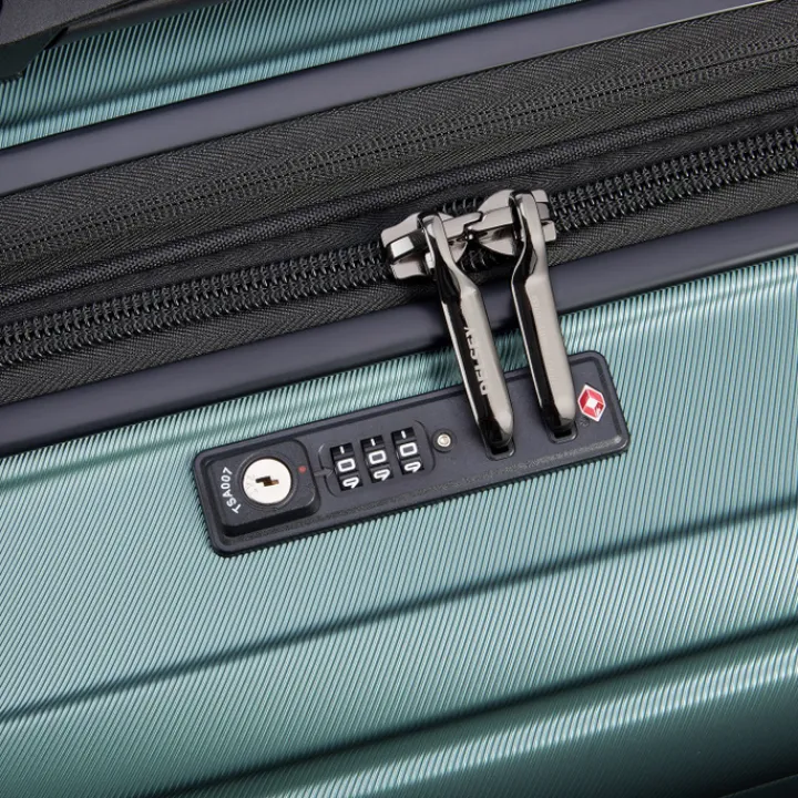 Reistrolleys|Reiskoffers>Delsey Shadow 5.0 Trolley 66 Expandable green
