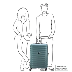 Reistrolleys|Reiskoffers>Delsey Shadow 5.0 Trolley 75 Expandable blue