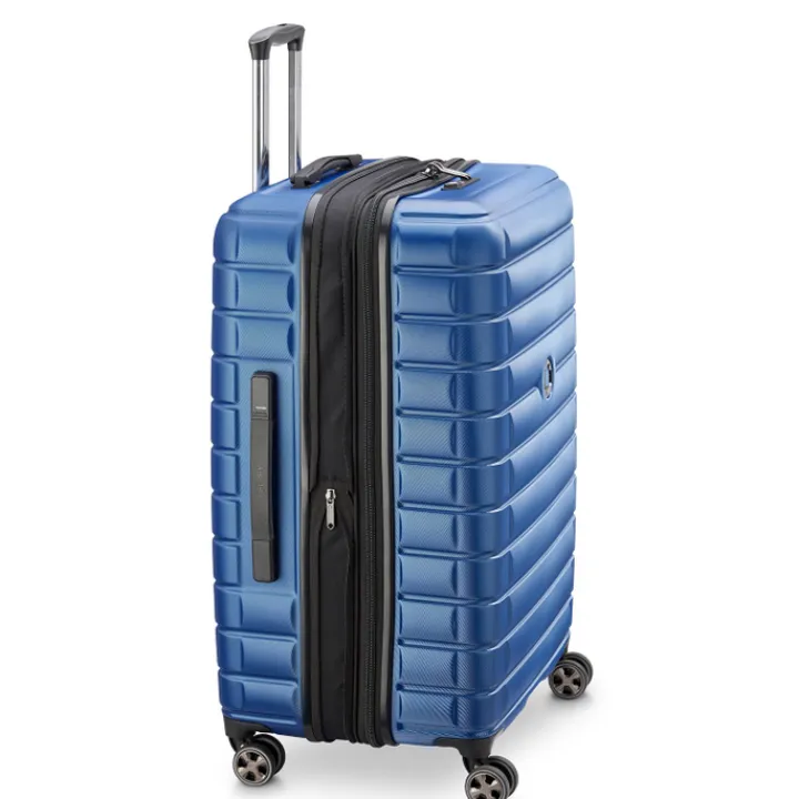 Reistrolleys|Reiskoffers>Delsey Shadow 5.0 Trolley 75 Expandable blue