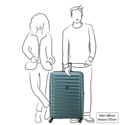Reistrolleys|Reiskoffers>Delsey Shadow 5.0 Trolley 82 Expandable black