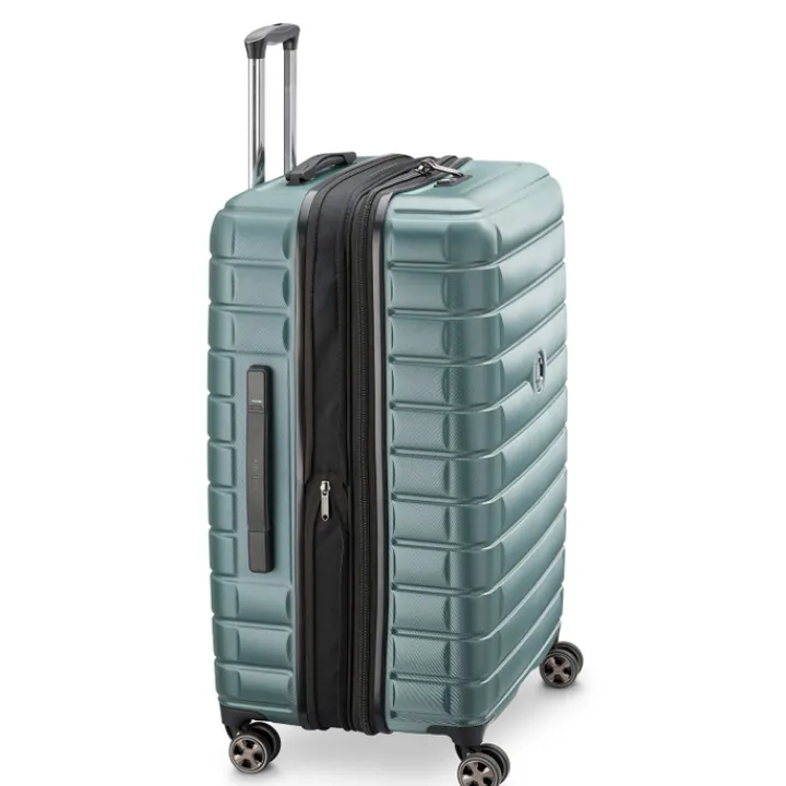 Reistrolleys|Reiskoffers>Delsey Shadow 5.0 Trolley 75 Expandable green
