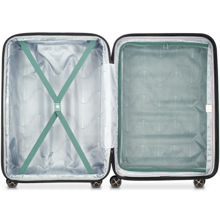 Reistrolleys|Reiskoffers>Delsey Shadow 5.0 Trolley 75 Expandable green