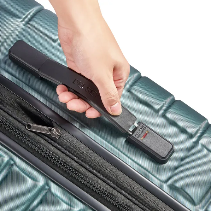 Reistrolleys|Reiskoffers>Delsey Shadow 5.0 Trolley 75 Expandable green
