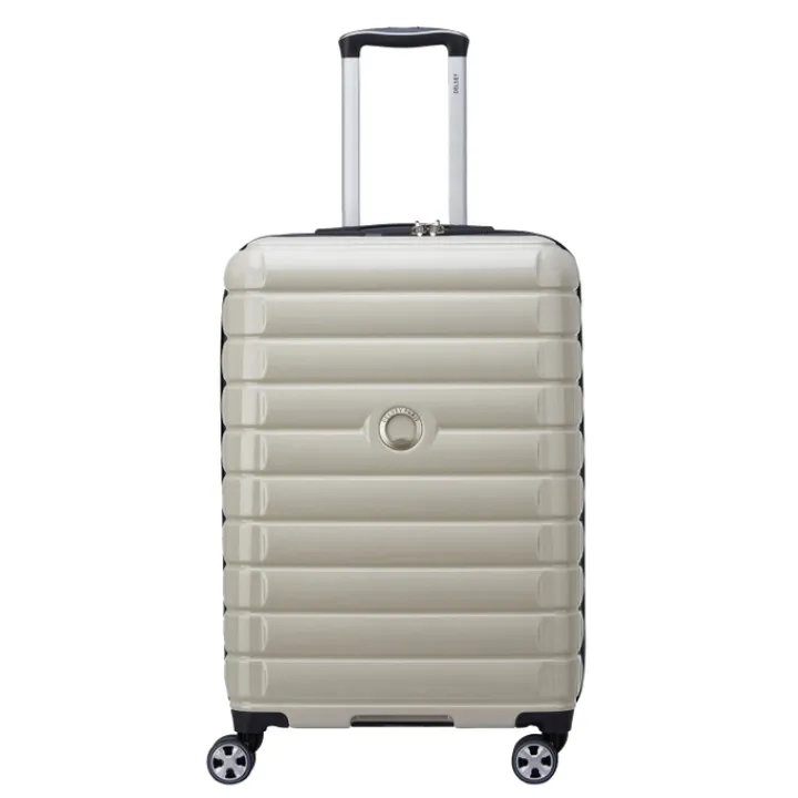 Reistrolleys|Reiskoffers>Delsey Shadow 5.0 Trolley 66 Expandable ivory