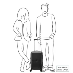 Handbagage Trolleys|Reistrolleys>Delsey Turenne 2.0 Cabin Trolley S 55/35 dark blue