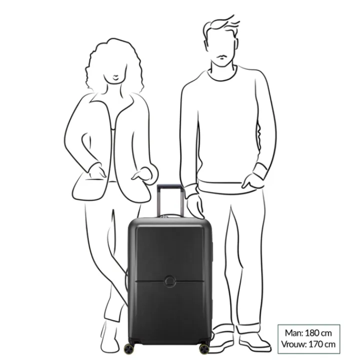 Reistrolleys|Reiskoffers>Delsey Turenne 2.0 Trolley L dark blue
