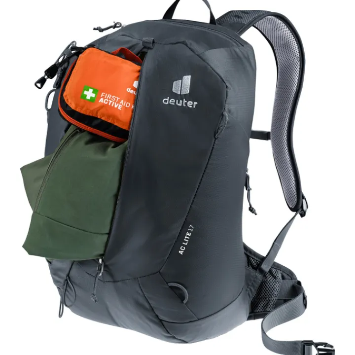 Kleine Rugzakken|Wandelrugzakken>Deuter AC Lite 17 black