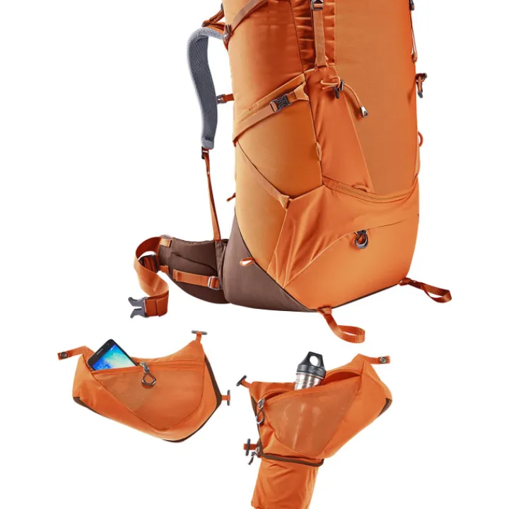 Grote Rugzakken|Trekking Rugzakken>Deuter Aircontact Core 65+10 Women SL chestnut/umbra