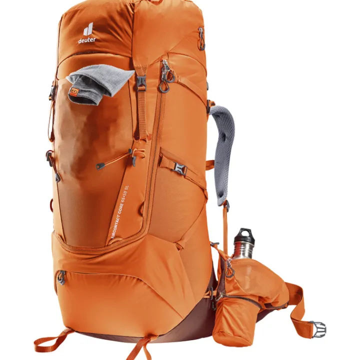 Grote Rugzakken|Trekking Rugzakken>Deuter Aircontact Core 65+10 Women SL chestnut/umbra