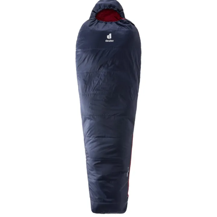 Slaapzakken>Deuter Dreamlite L Zip Left navy/cranberry