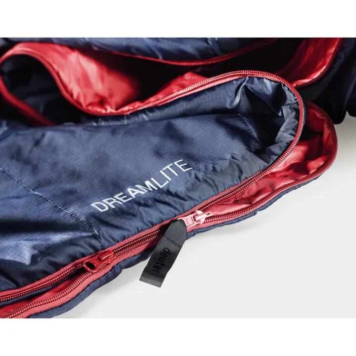 Slaapzakken>Deuter Dreamlite Zip Left navy/cranberry