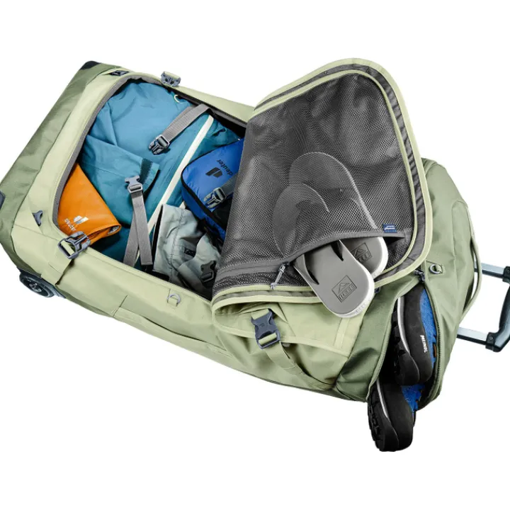 Rugzak Met Wieltjes|Grote Reistassen>Deuter Duffel Pro Movo 90 mineral-grove