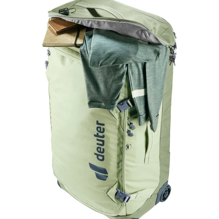 Rugzak Met Wieltjes|Grote Reistassen>Deuter Duffel Pro Movo 90 mineral-grove