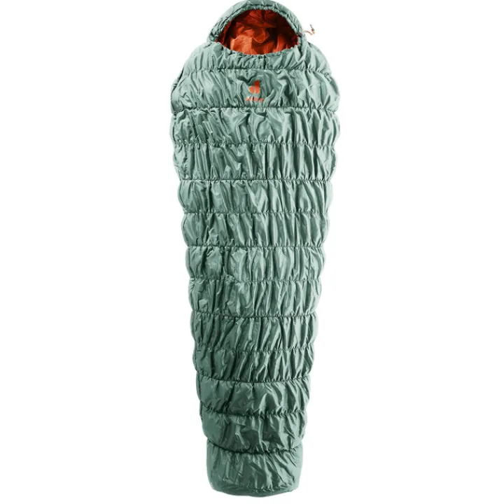 Slaapzakken>Deuter Exosphere +4g Zip Right sage/paprika