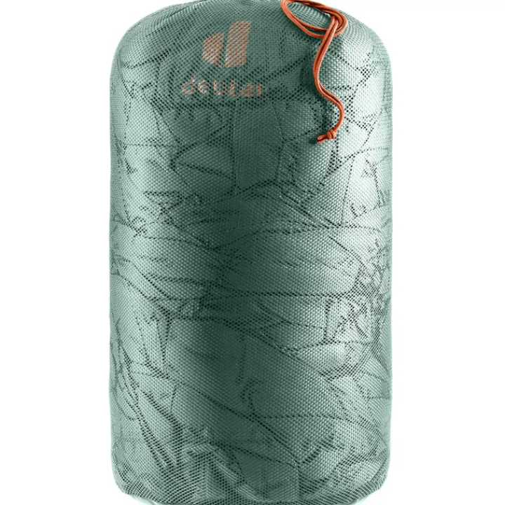 Slaapzakken>Deuter Exosphere +4g Zip Right sage/paprika