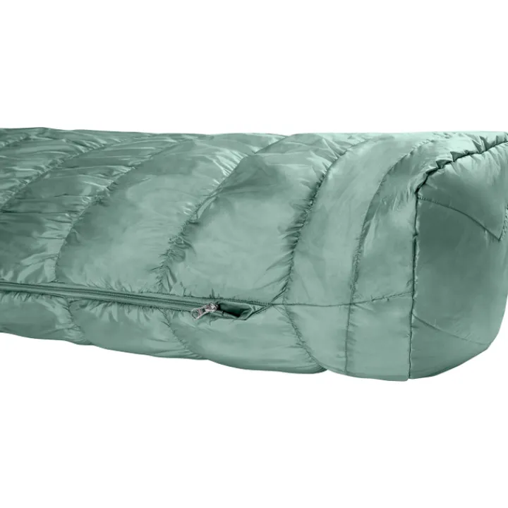 Slaapzakken>Deuter Exosphere +4g Zip Right sage/paprika