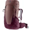 Wandelrugzakken|Hiking Backpacks>Deuter Futura 24 Women SL ashrose-cassis