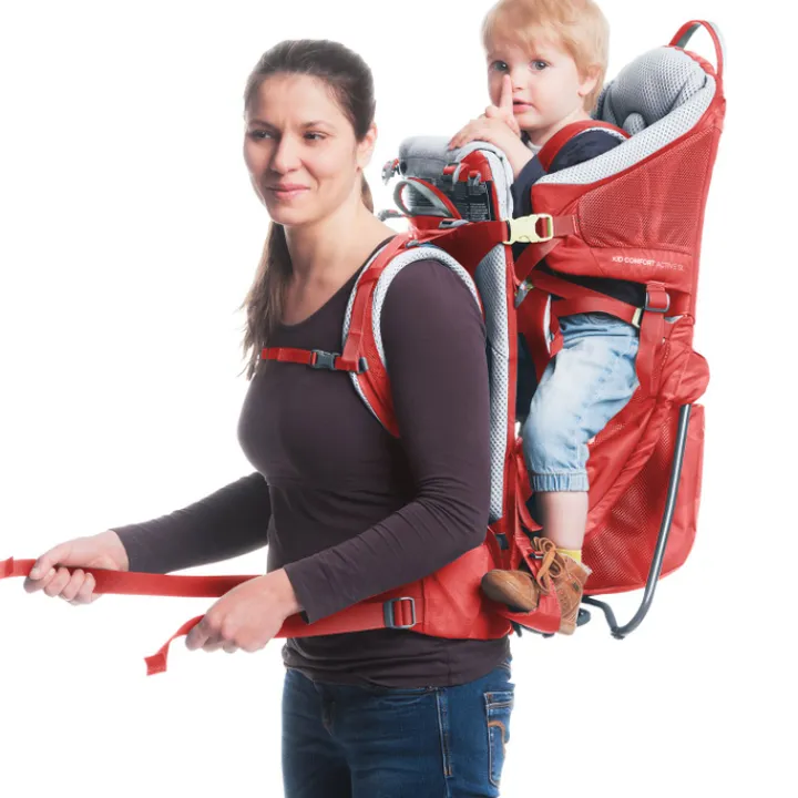 Kleine Rugzakken|Wandelrugzakken>Deuter Kid Comfort Active Women SL currant