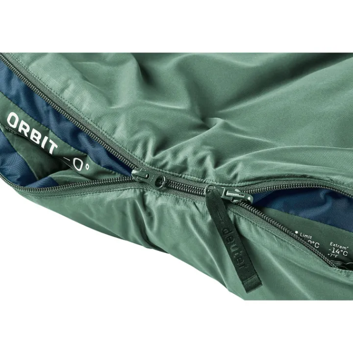 Slaapzakken>Deuter Orbit 0g Zip Right ivy/ink