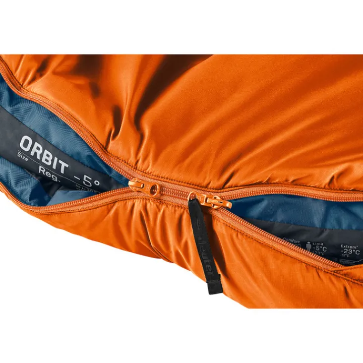 Slaapzakken>Deuter Orbit -5g Zip Right chestnut/ink