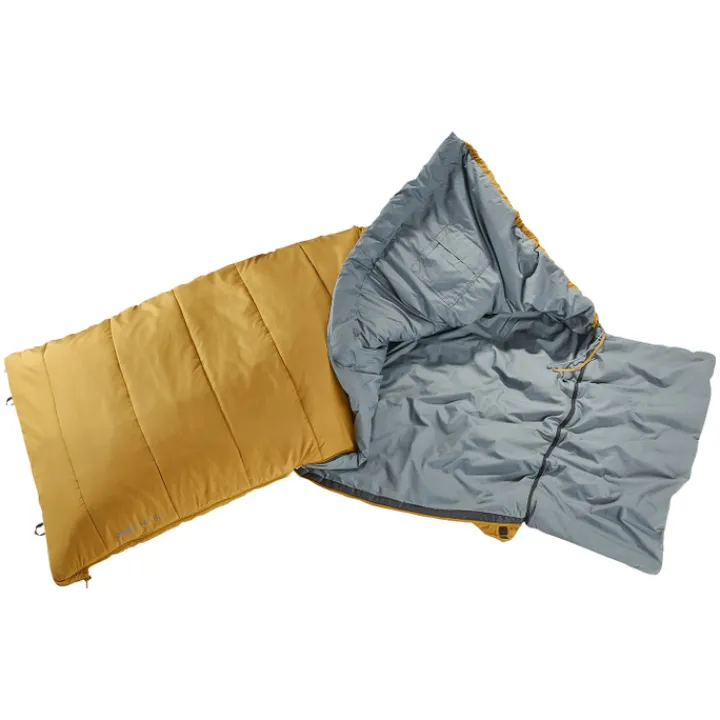 Slaapzakken>Deuter Orbit SQ +6g Zip Right caramel/teal