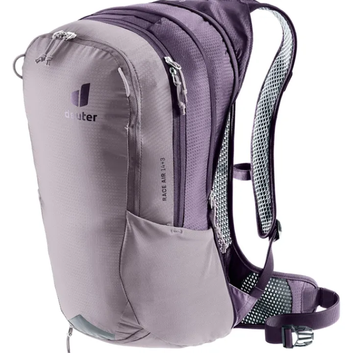 Kleine Rugzakken|Fietsrugzakken>Deuter Race Air 14+3 Backpack lavender-purple