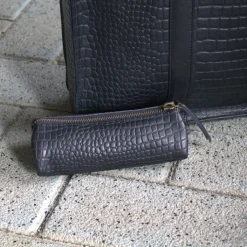 Make-Up Tasjes|Schooletuis>DIMAGINI Jill Croco Etui black