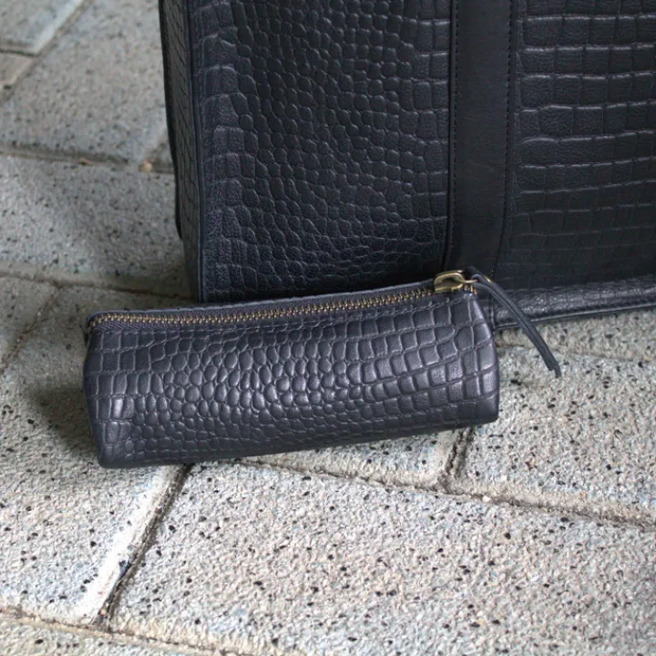 Make-Up Tasjes|Schooletuis>DIMAGINI Jill Croco Etui black