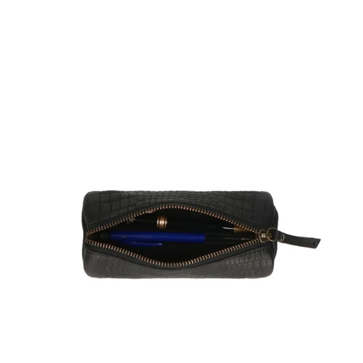 Make-Up Tasjes|Schooletuis>DIMAGINI Jill Croco Etui black