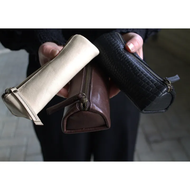 Make-Up Tasjes|Schooletuis>DIMAGINI Jill Croco Etui black