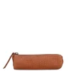 Make-Up Tasjes|Schooletuis>DIMAGINI Jill Croco Etui cognac