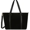 15.6 Inch Laptoptassen|Laptop Schoudertassen>DIMAGINI Nala Suede Workbag 15.6" black