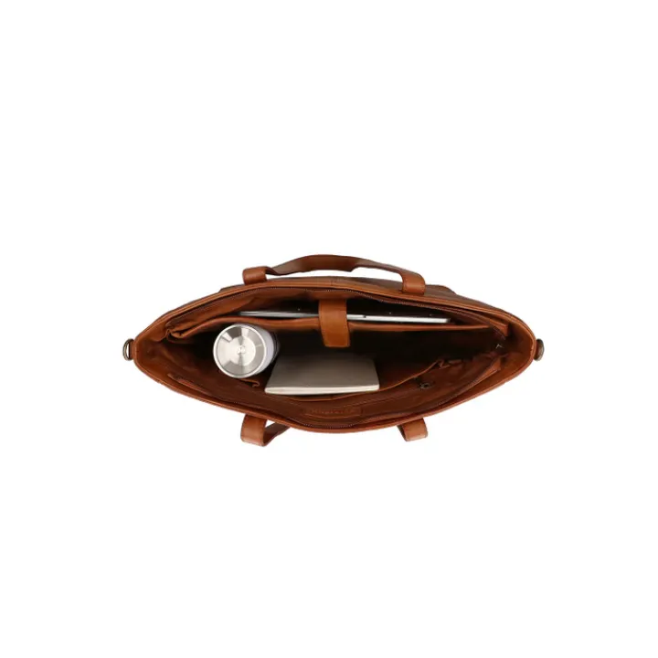 Schoudertassen|Handtassen>DIMAGINI Nova Workbag 15.6" cognac